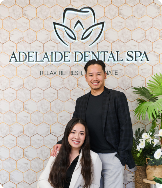 Paige and Chris — Co-Founders of Adelaide Dental Spa